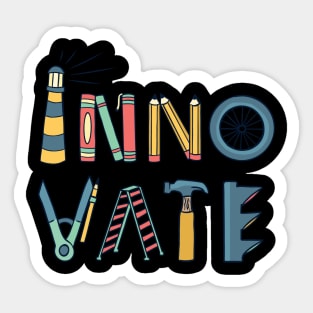 innovation awesome unique design Sticker